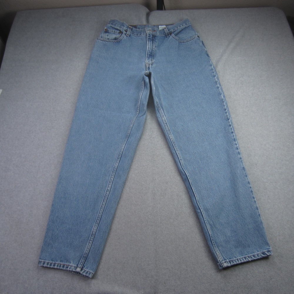 Vintage Levis 550 Jeans Womens 12 Mis‎ Relaxed Fit Tapered Leg Light Wash Denim